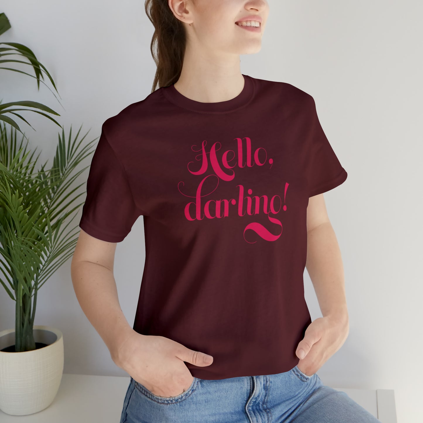 Hello, darling! Front Print Tee