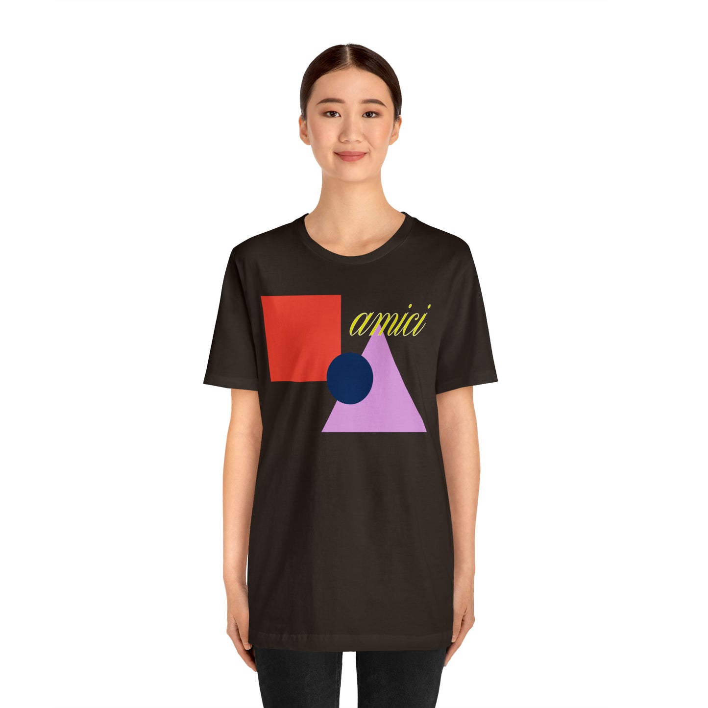 Amici Shapes Front Print Tee