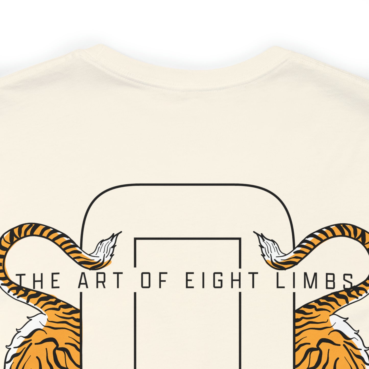 Muay Thai Front Print, Twin Tigers Art of Eight Limbs Back Print Tee