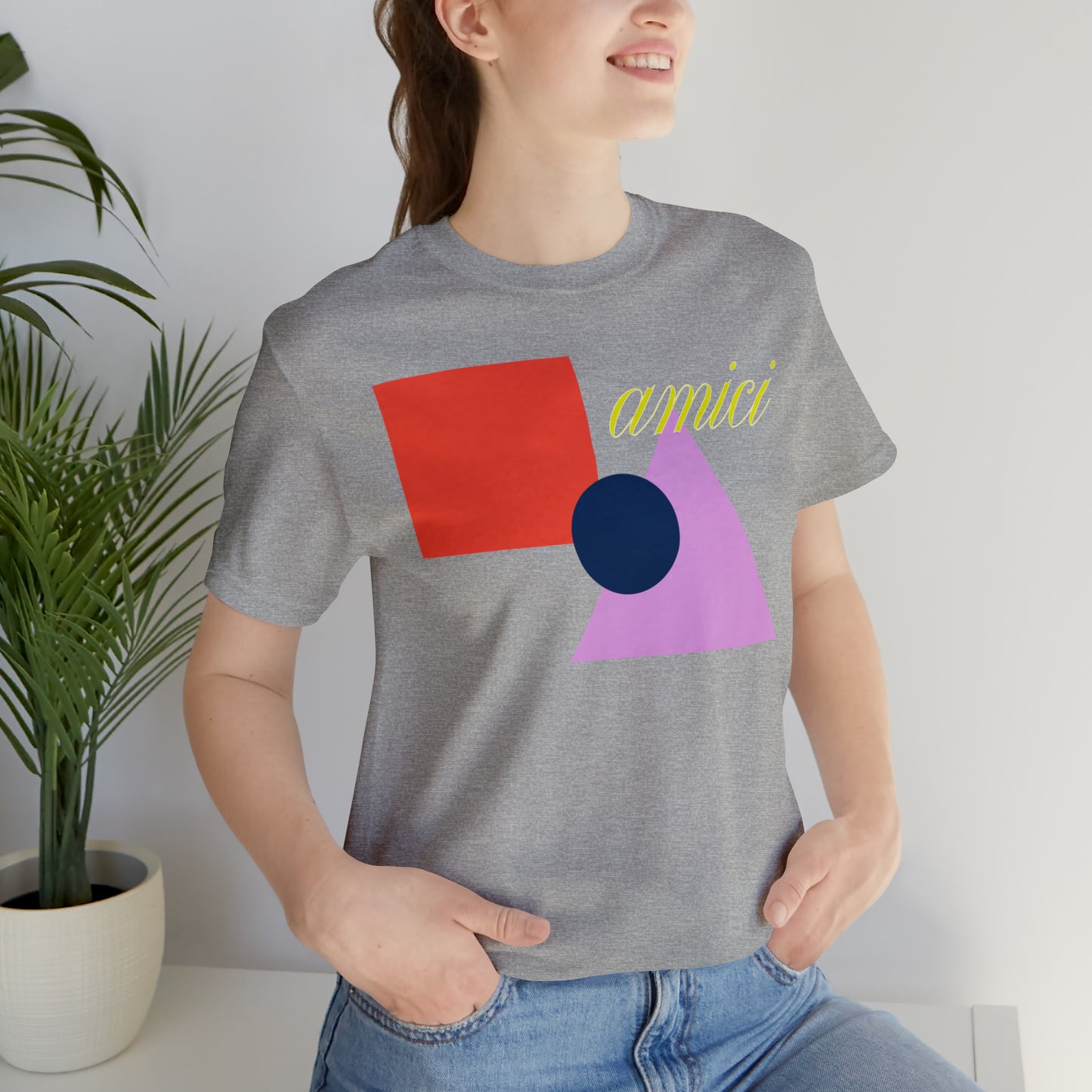 Amici Shapes Front Print Tee