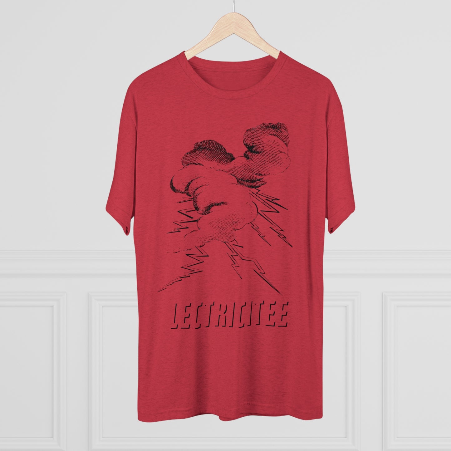 LectriciTee Logo Front Print Triblend Tee