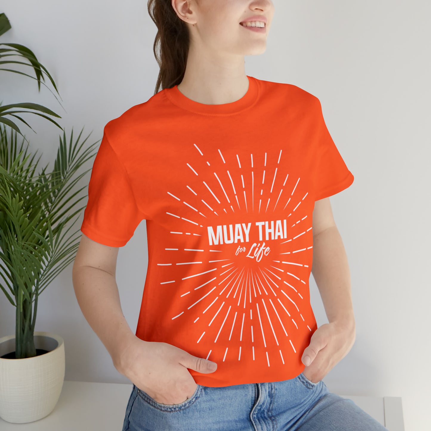 Muay Thai for Life Front Print Tee