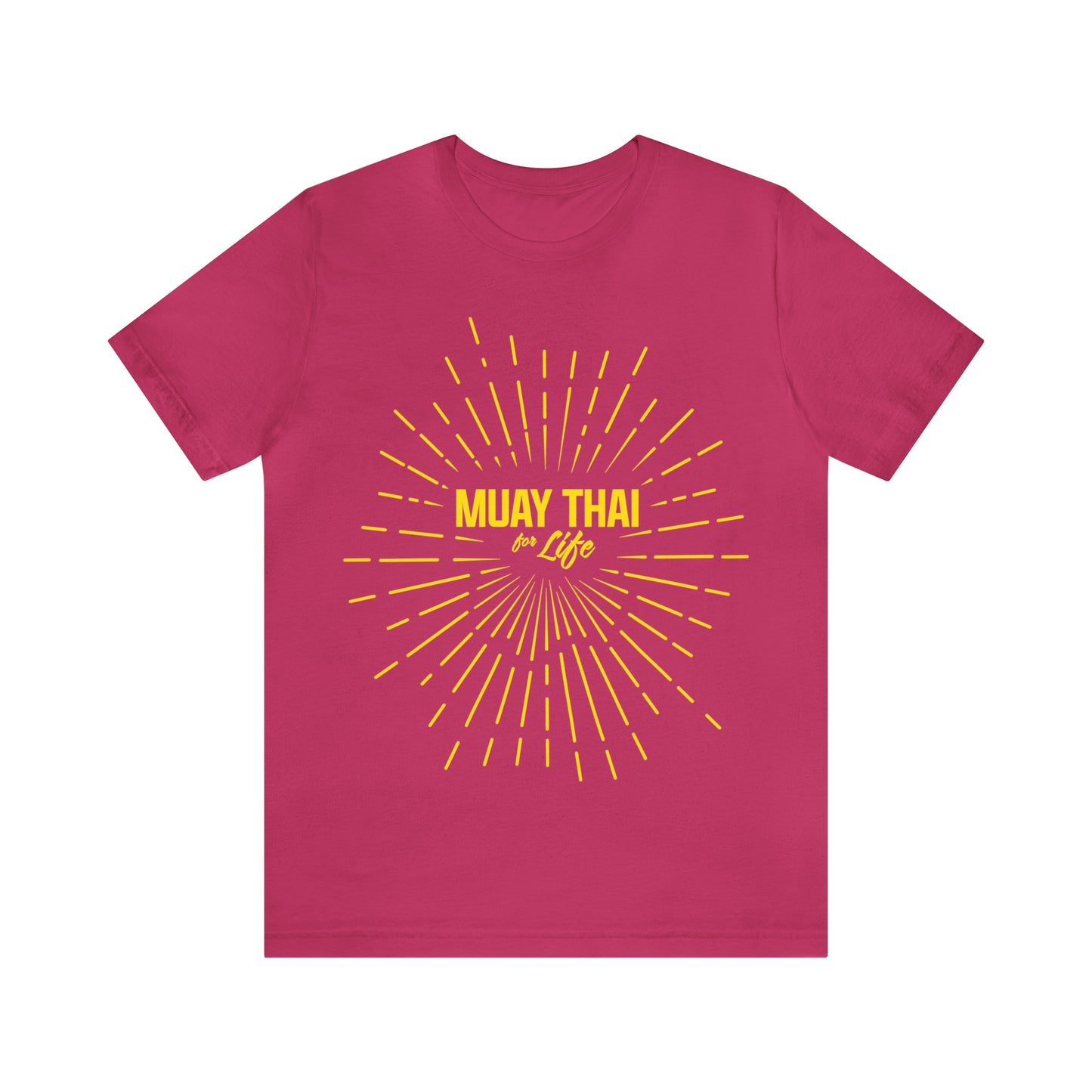 Muay Thai for Life Front Print Tee