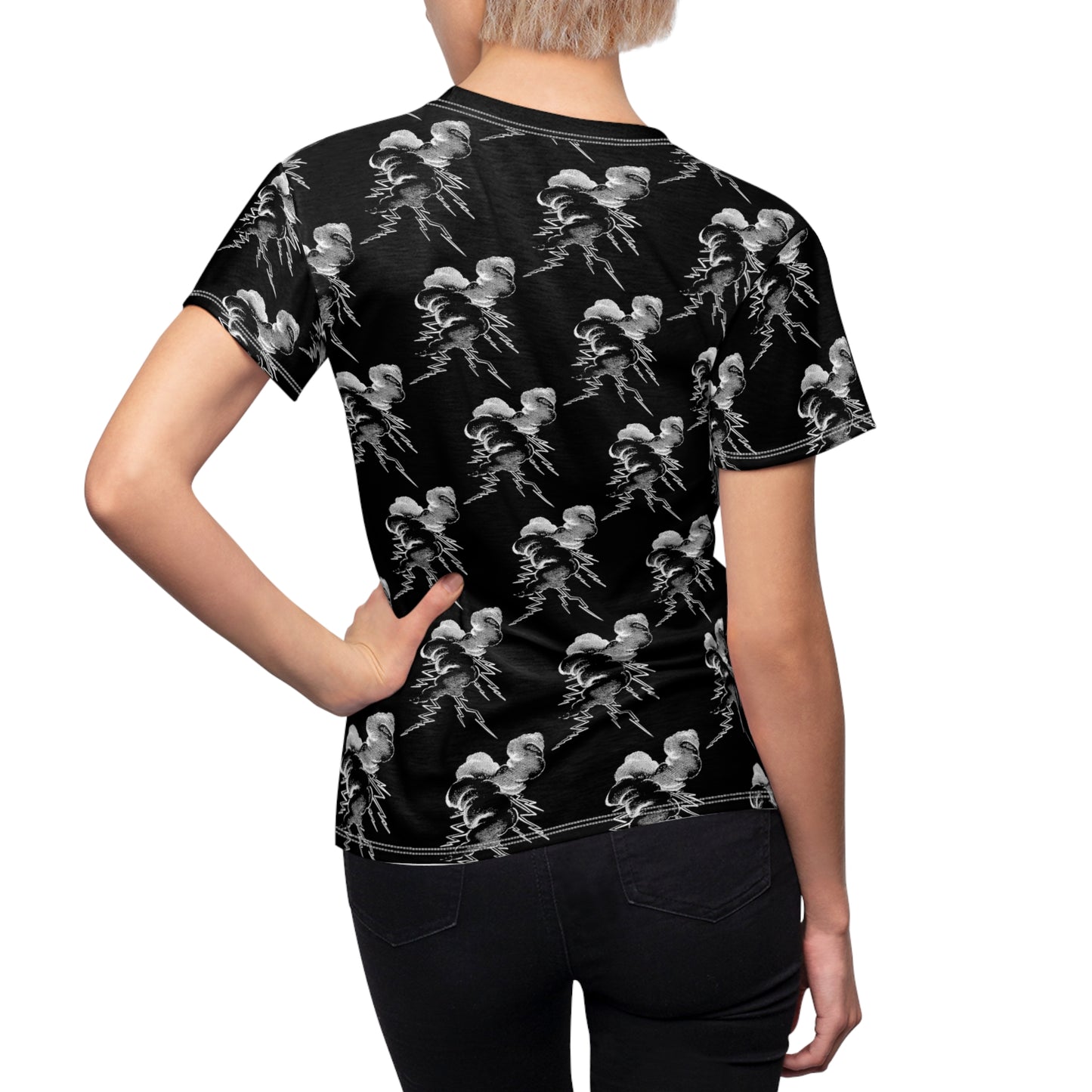 The LectriciTee Mark All-Over-Print Pattern Women's Tee