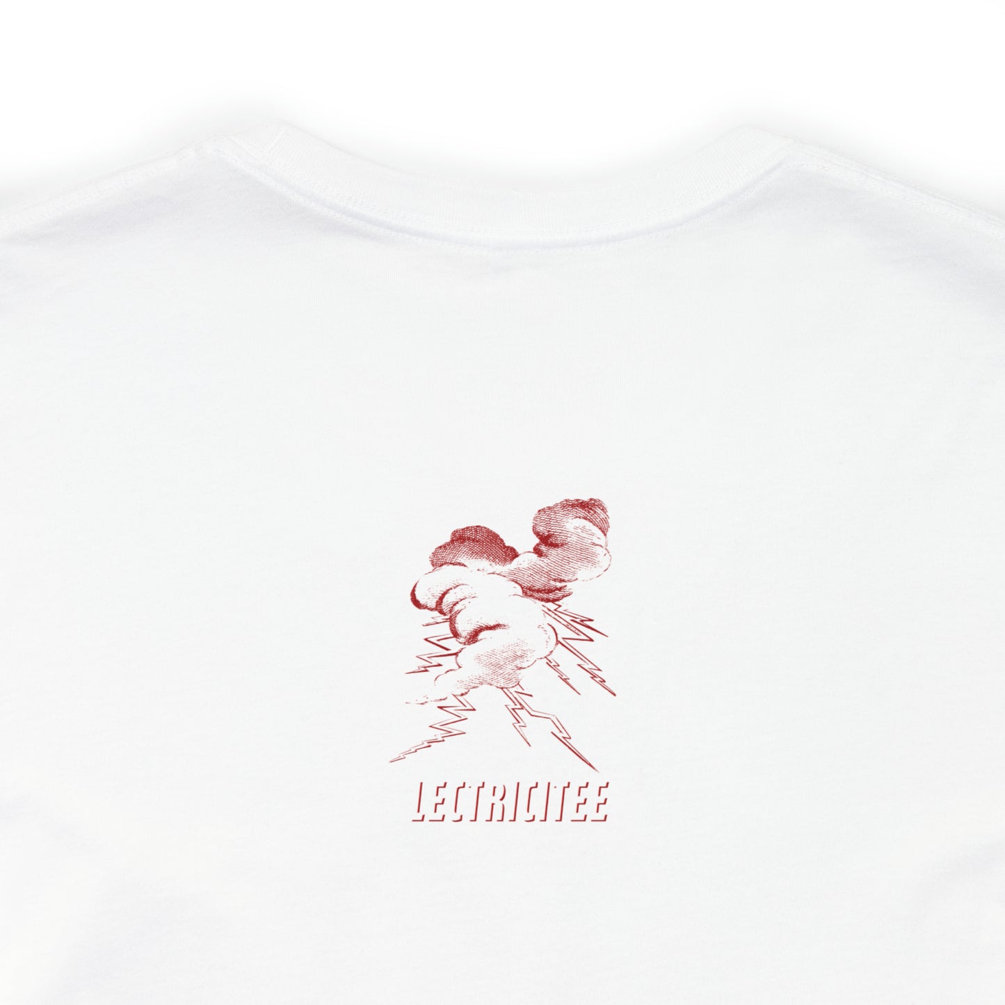 Magnifico! Red-Lettered Creature Front Print & Logo Back Print Tee