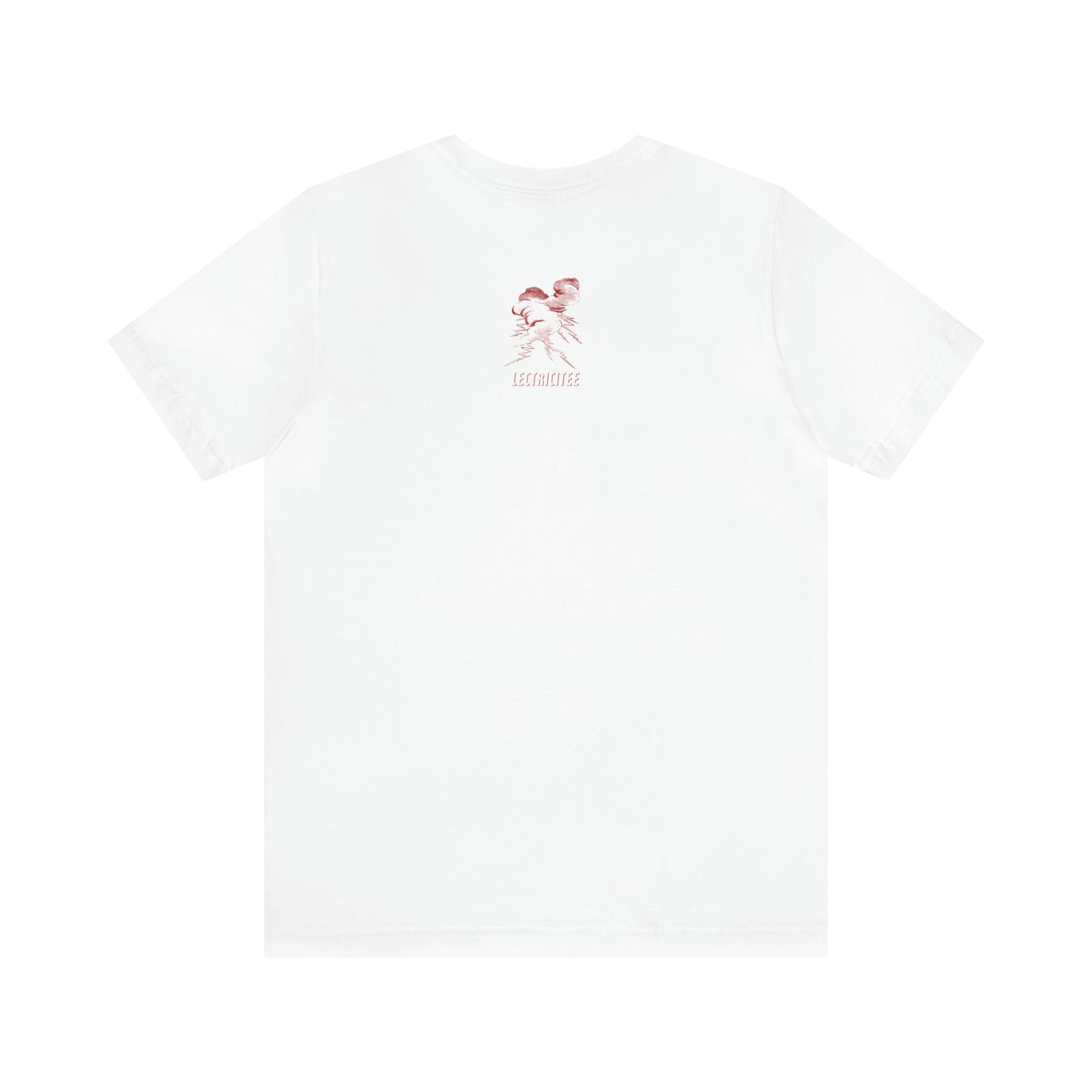 Magnifico! Red-Lettered Creature Front Print & Logo Back Print Tee